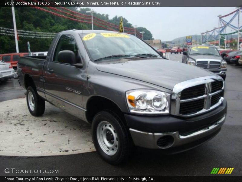 Mineral Gray Metallic / Medium Slate Gray 2007 Dodge Ram 1500 ST Regular Cab 4x4