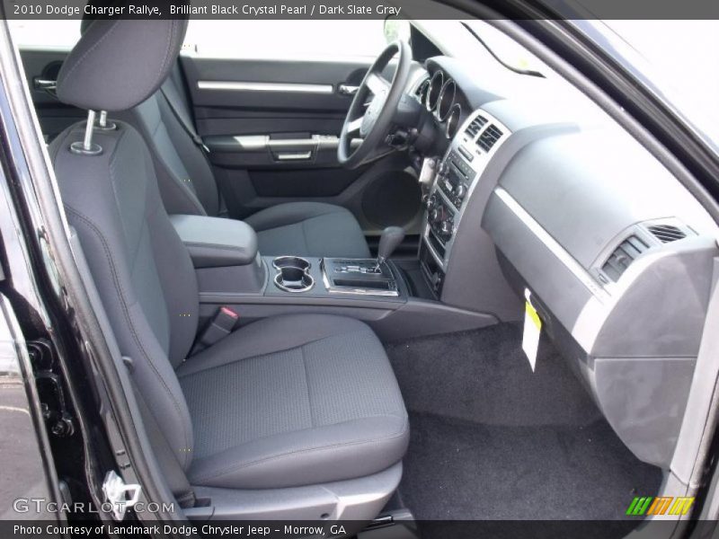 Brilliant Black Crystal Pearl / Dark Slate Gray 2010 Dodge Charger Rallye