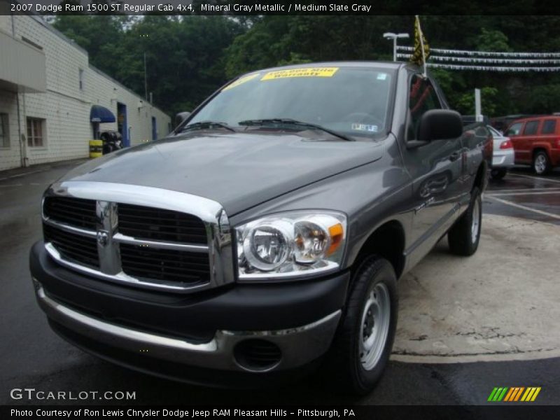 Mineral Gray Metallic / Medium Slate Gray 2007 Dodge Ram 1500 ST Regular Cab 4x4