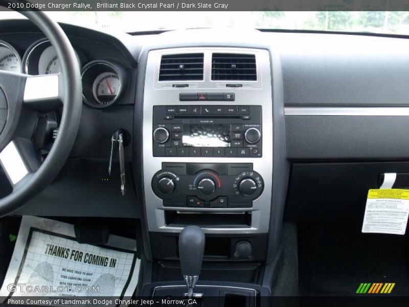 Brilliant Black Crystal Pearl / Dark Slate Gray 2010 Dodge Charger Rallye