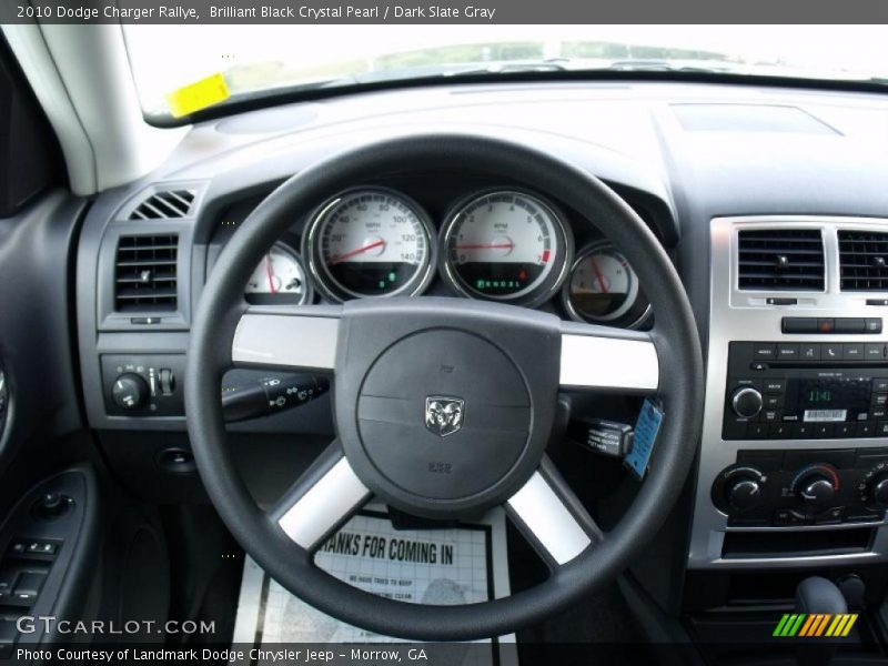 Brilliant Black Crystal Pearl / Dark Slate Gray 2010 Dodge Charger Rallye