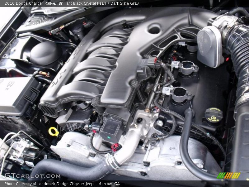 Brilliant Black Crystal Pearl / Dark Slate Gray 2010 Dodge Charger Rallye