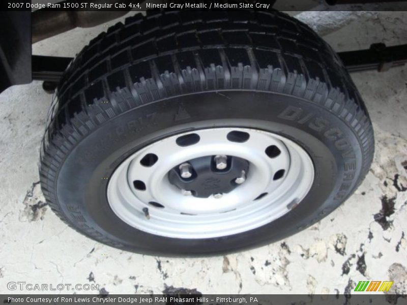 Mineral Gray Metallic / Medium Slate Gray 2007 Dodge Ram 1500 ST Regular Cab 4x4