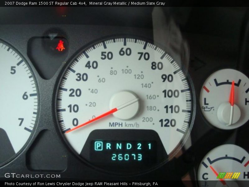 Mineral Gray Metallic / Medium Slate Gray 2007 Dodge Ram 1500 ST Regular Cab 4x4