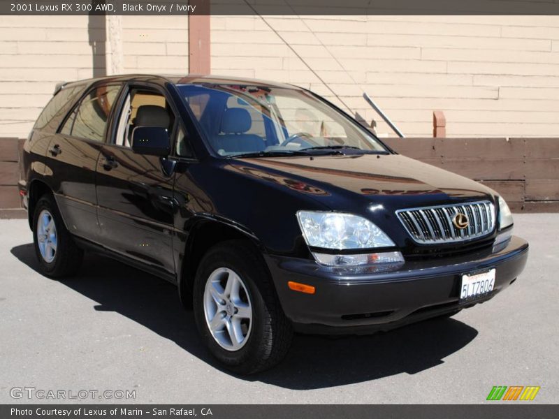 Black Onyx / Ivory 2001 Lexus RX 300 AWD