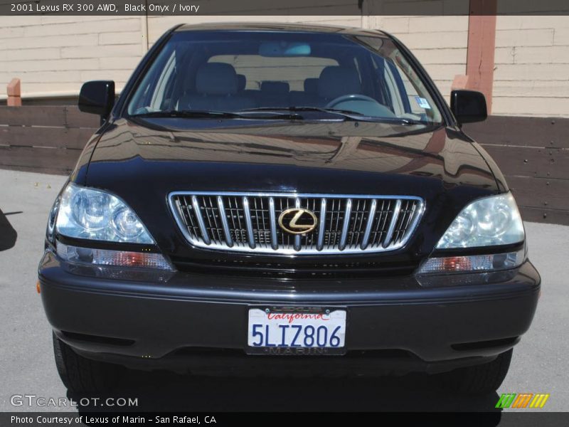 Black Onyx / Ivory 2001 Lexus RX 300 AWD