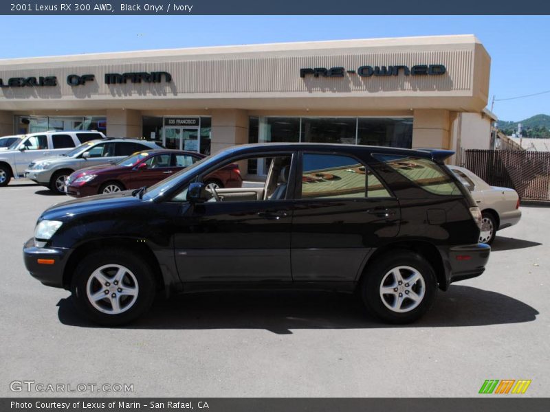 Black Onyx / Ivory 2001 Lexus RX 300 AWD