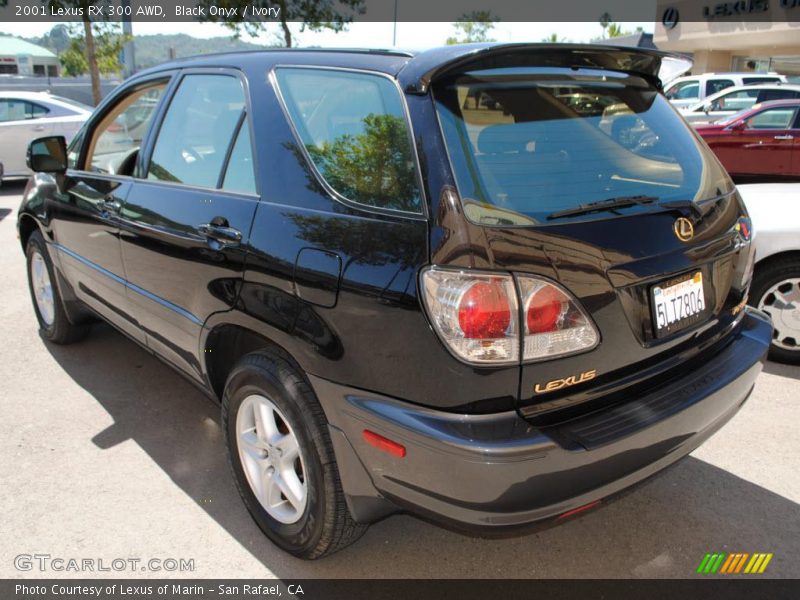 Black Onyx / Ivory 2001 Lexus RX 300 AWD