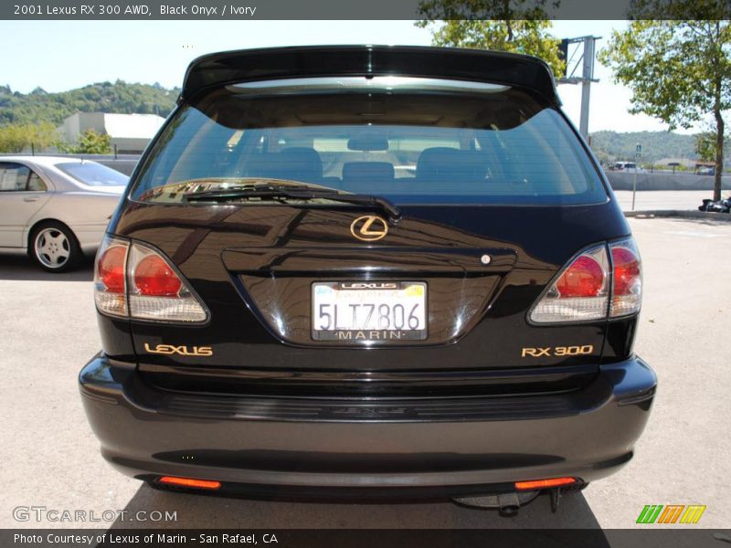 Black Onyx / Ivory 2001 Lexus RX 300 AWD