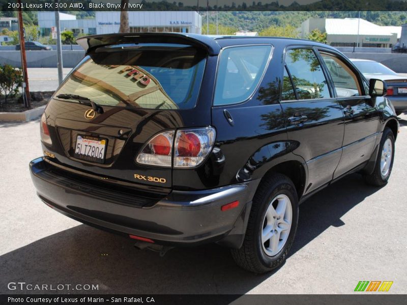 Black Onyx / Ivory 2001 Lexus RX 300 AWD