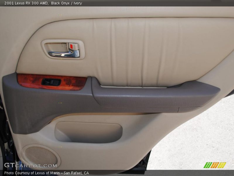 Black Onyx / Ivory 2001 Lexus RX 300 AWD
