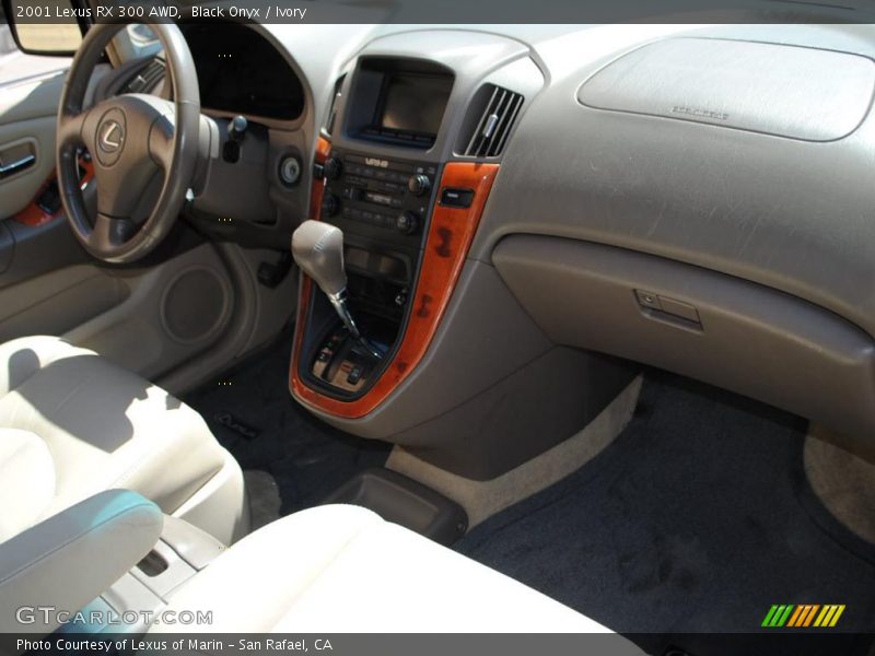 Black Onyx / Ivory 2001 Lexus RX 300 AWD