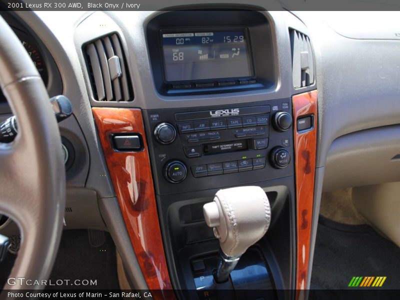 Black Onyx / Ivory 2001 Lexus RX 300 AWD