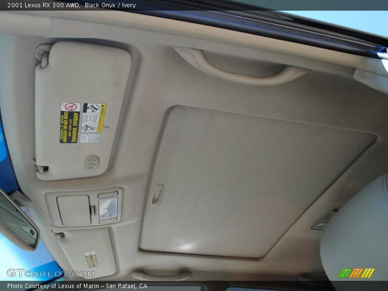 Black Onyx / Ivory 2001 Lexus RX 300 AWD