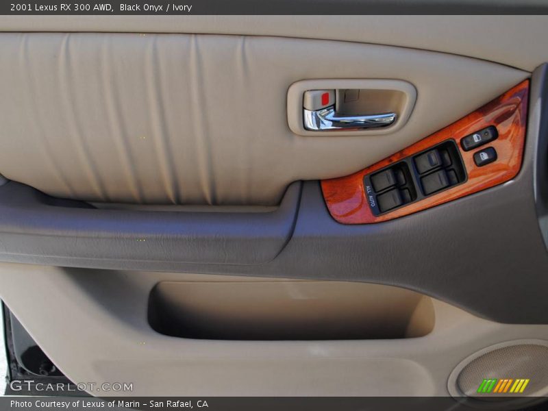 Black Onyx / Ivory 2001 Lexus RX 300 AWD