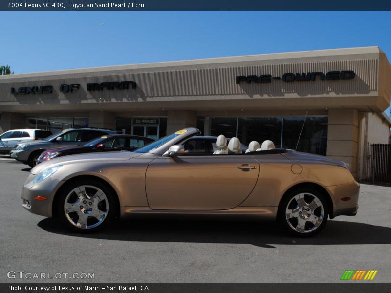 Egyptian Sand Pearl / Ecru 2004 Lexus SC 430