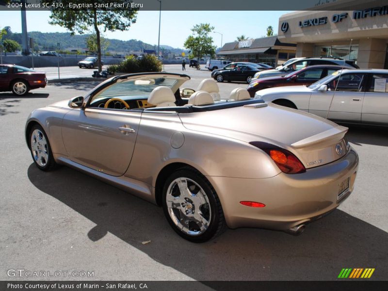 Egyptian Sand Pearl / Ecru 2004 Lexus SC 430