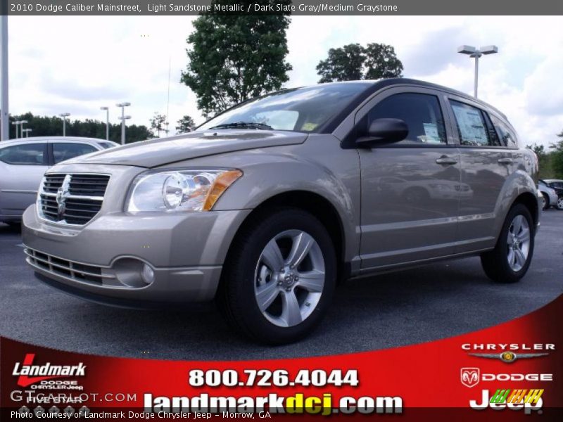 Light Sandstone Metallic / Dark Slate Gray/Medium Graystone 2010 Dodge Caliber Mainstreet