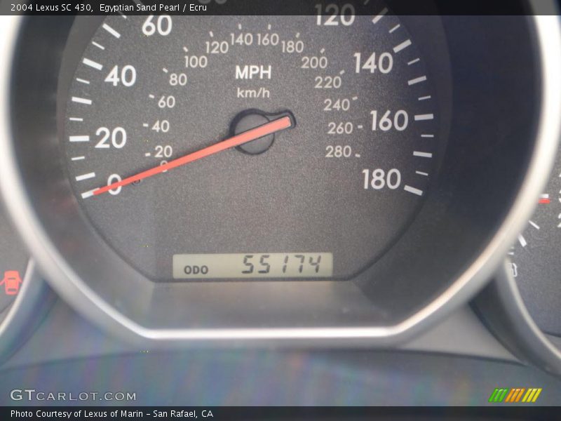 Egyptian Sand Pearl / Ecru 2004 Lexus SC 430