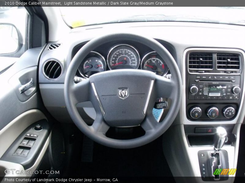 Light Sandstone Metallic / Dark Slate Gray/Medium Graystone 2010 Dodge Caliber Mainstreet
