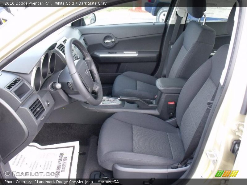 White Gold / Dark Slate Gray 2010 Dodge Avenger R/T