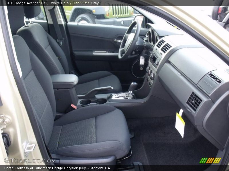 White Gold / Dark Slate Gray 2010 Dodge Avenger R/T