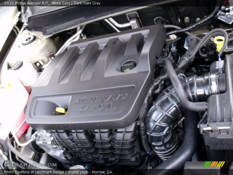 White Gold / Dark Slate Gray 2010 Dodge Avenger R/T