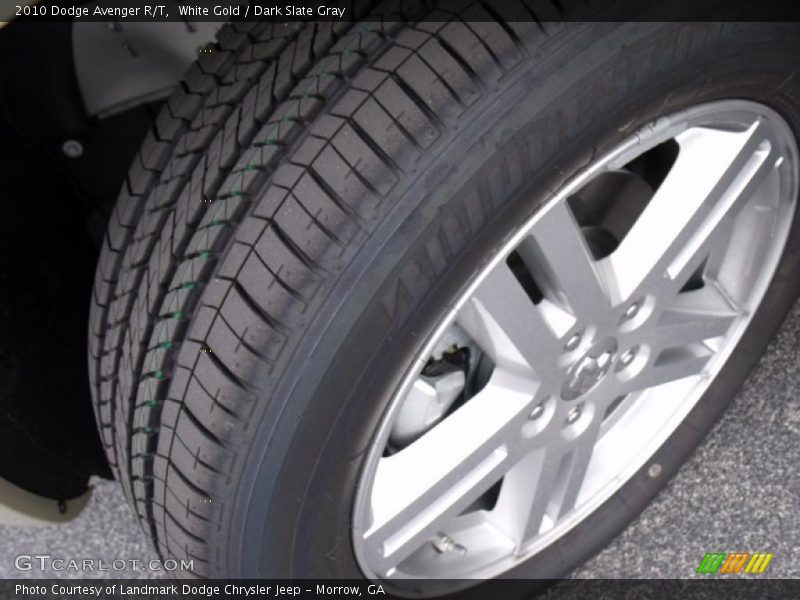 White Gold / Dark Slate Gray 2010 Dodge Avenger R/T
