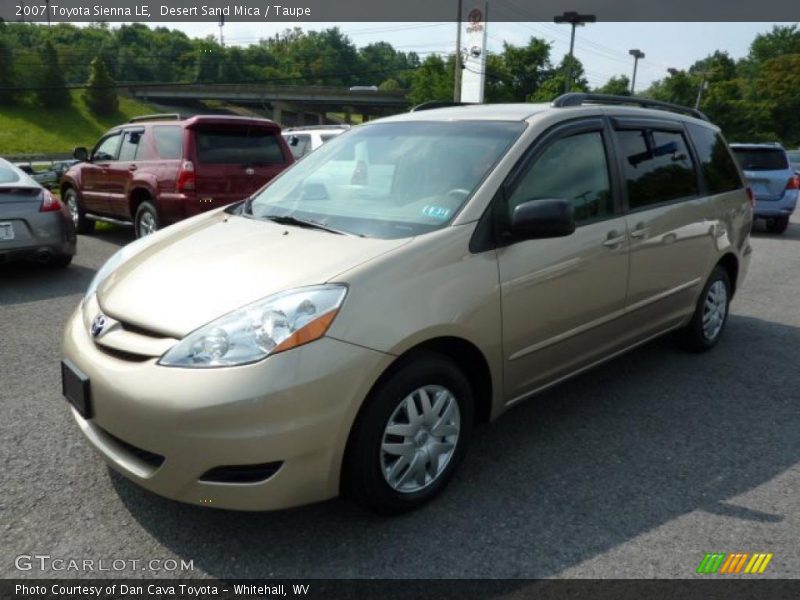 Desert Sand Mica / Taupe 2007 Toyota Sienna LE