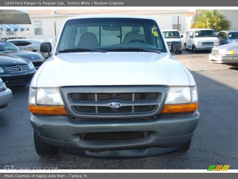 Oxford White / Medium Graphite 1999 Ford Ranger XL Regular Cab