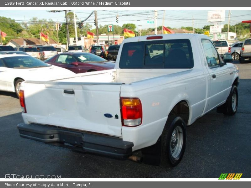 Oxford White / Medium Graphite 1999 Ford Ranger XL Regular Cab