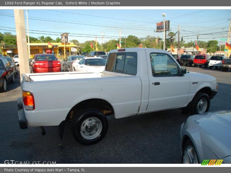 Oxford White / Medium Graphite 1999 Ford Ranger XL Regular Cab