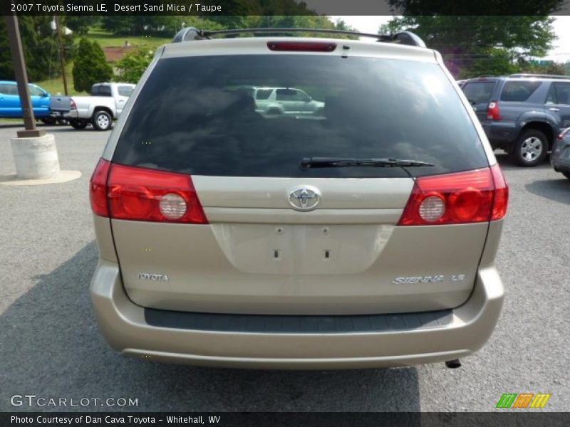 Desert Sand Mica / Taupe 2007 Toyota Sienna LE