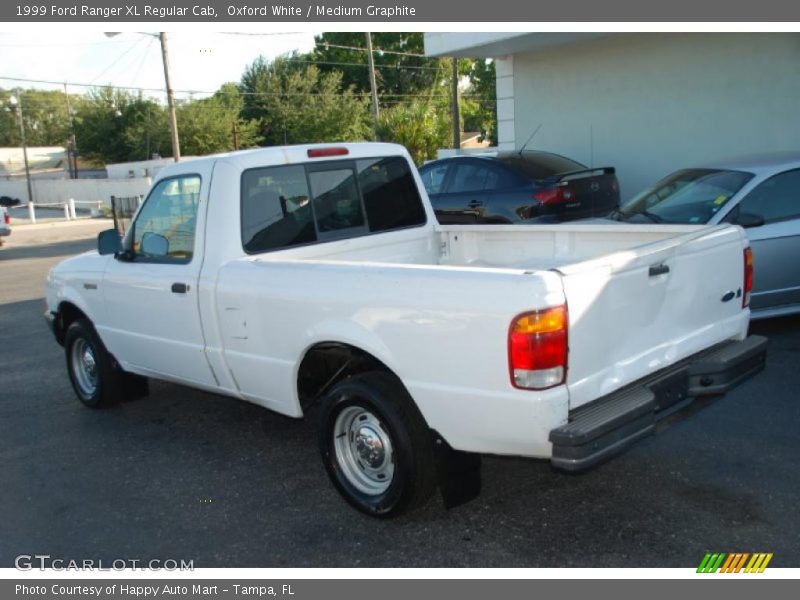 Oxford White / Medium Graphite 1999 Ford Ranger XL Regular Cab