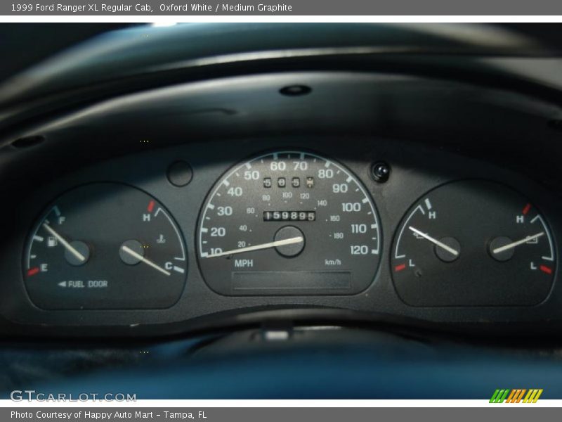Oxford White / Medium Graphite 1999 Ford Ranger XL Regular Cab