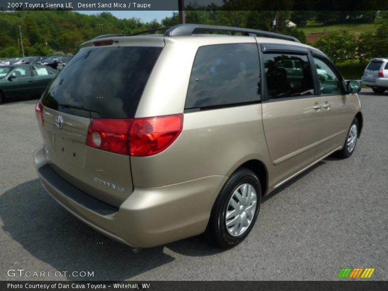 Desert Sand Mica / Taupe 2007 Toyota Sienna LE