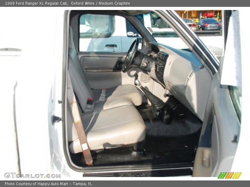 Oxford White / Medium Graphite 1999 Ford Ranger XL Regular Cab