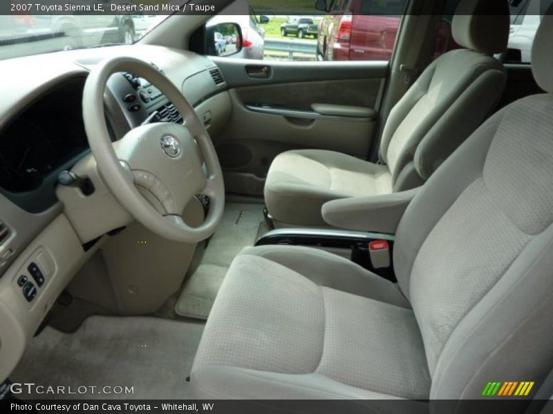 Desert Sand Mica / Taupe 2007 Toyota Sienna LE