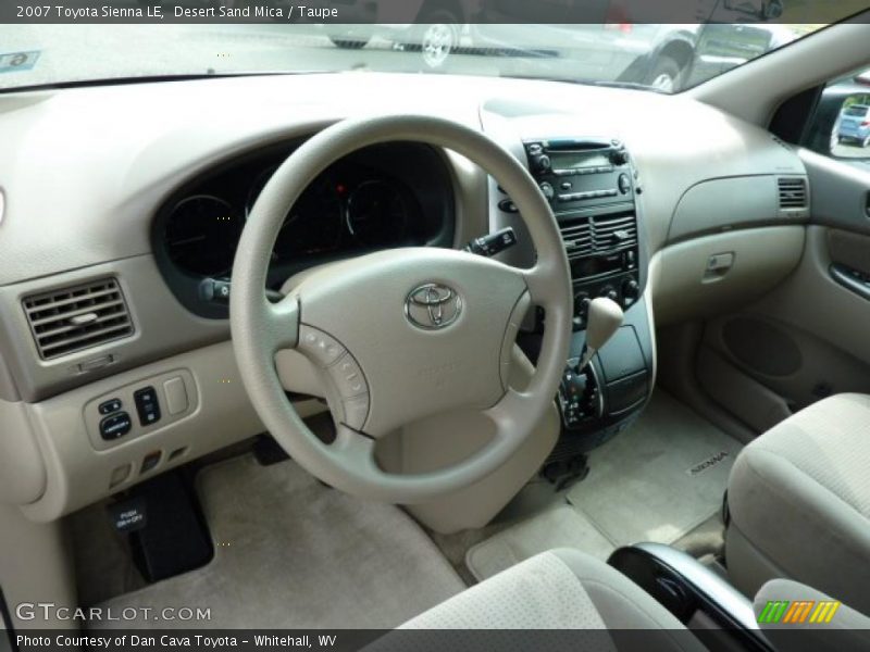 Desert Sand Mica / Taupe 2007 Toyota Sienna LE