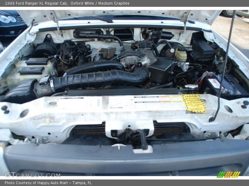 Oxford White / Medium Graphite 1999 Ford Ranger XL Regular Cab