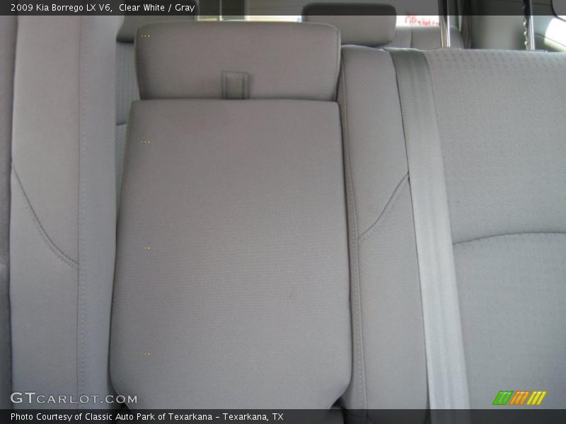 Clear White / Gray 2009 Kia Borrego LX V6