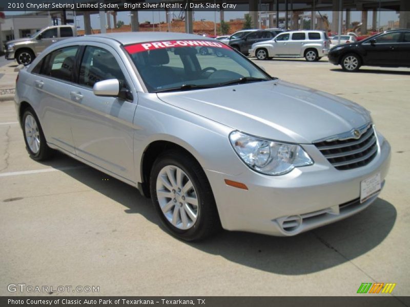 Bright Silver Metallic / Dark Slate Gray 2010 Chrysler Sebring Limited Sedan