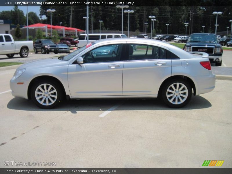 Bright Silver Metallic / Dark Slate Gray 2010 Chrysler Sebring Limited Sedan