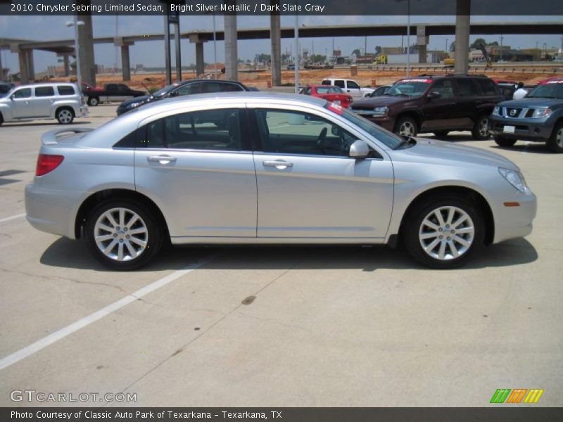 Bright Silver Metallic / Dark Slate Gray 2010 Chrysler Sebring Limited Sedan