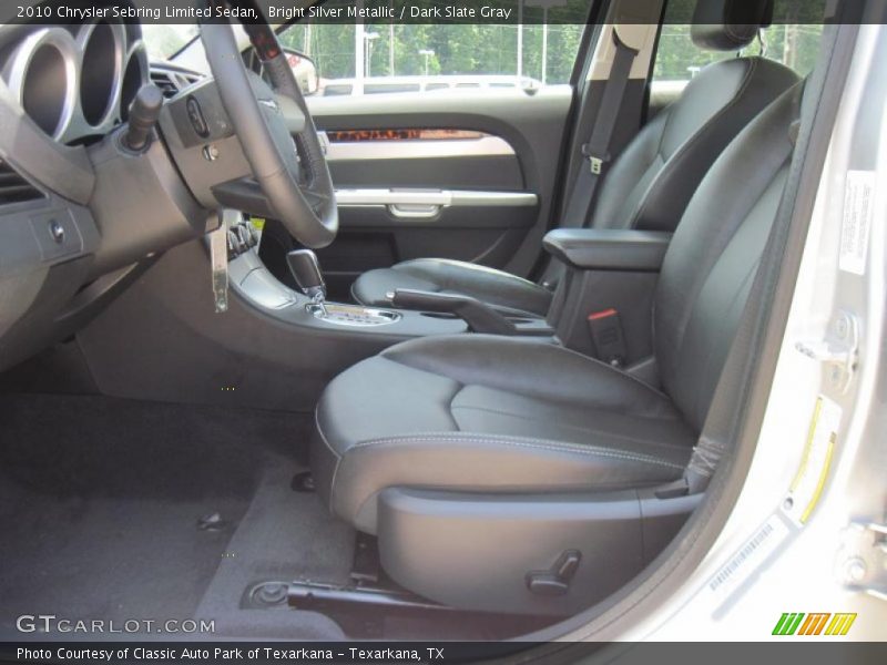 Bright Silver Metallic / Dark Slate Gray 2010 Chrysler Sebring Limited Sedan