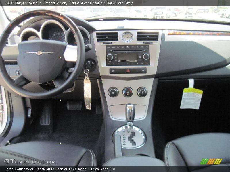 Bright Silver Metallic / Dark Slate Gray 2010 Chrysler Sebring Limited Sedan