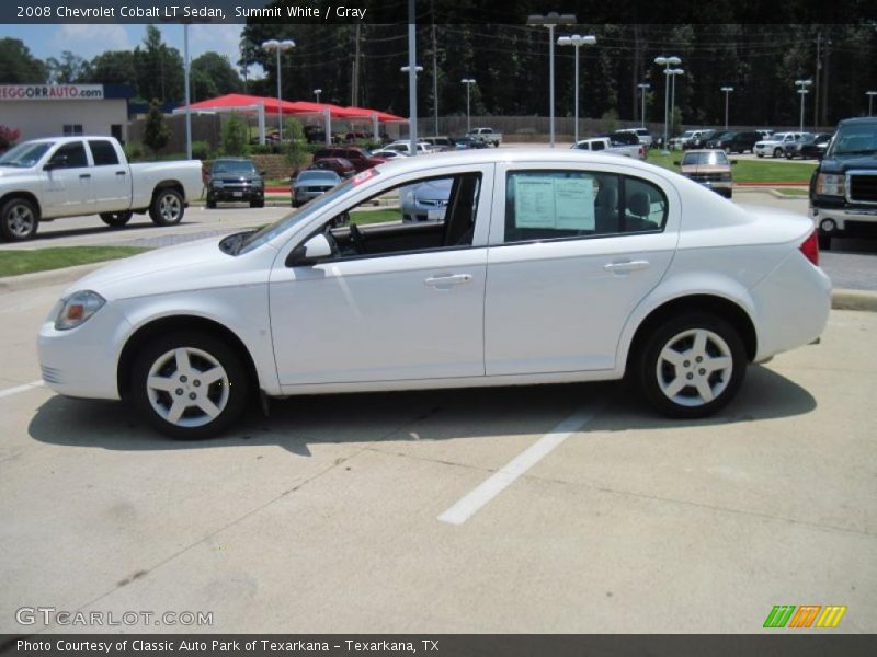 Summit White / Gray 2008 Chevrolet Cobalt LT Sedan
