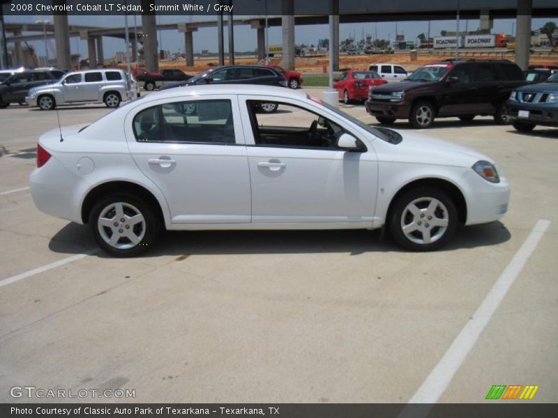Summit White / Gray 2008 Chevrolet Cobalt LT Sedan