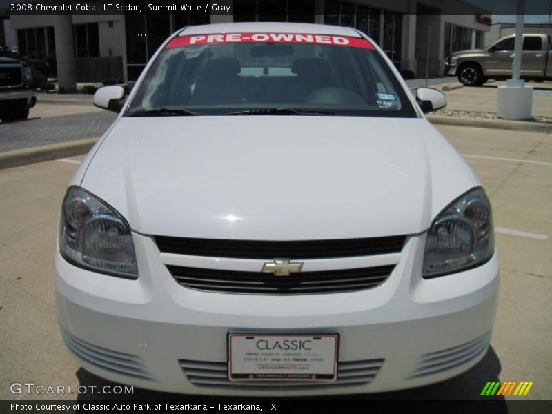 Summit White / Gray 2008 Chevrolet Cobalt LT Sedan
