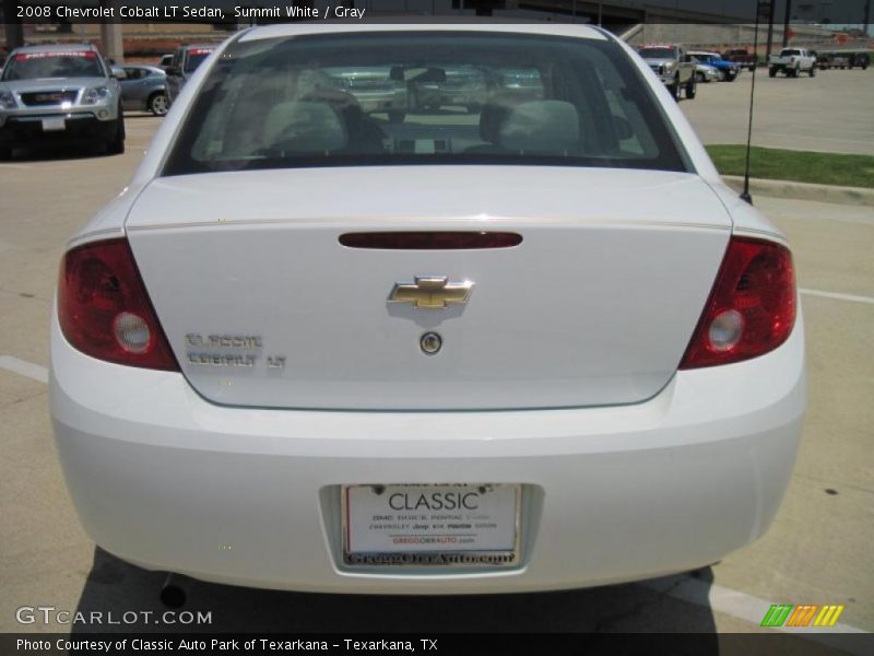 Summit White / Gray 2008 Chevrolet Cobalt LT Sedan